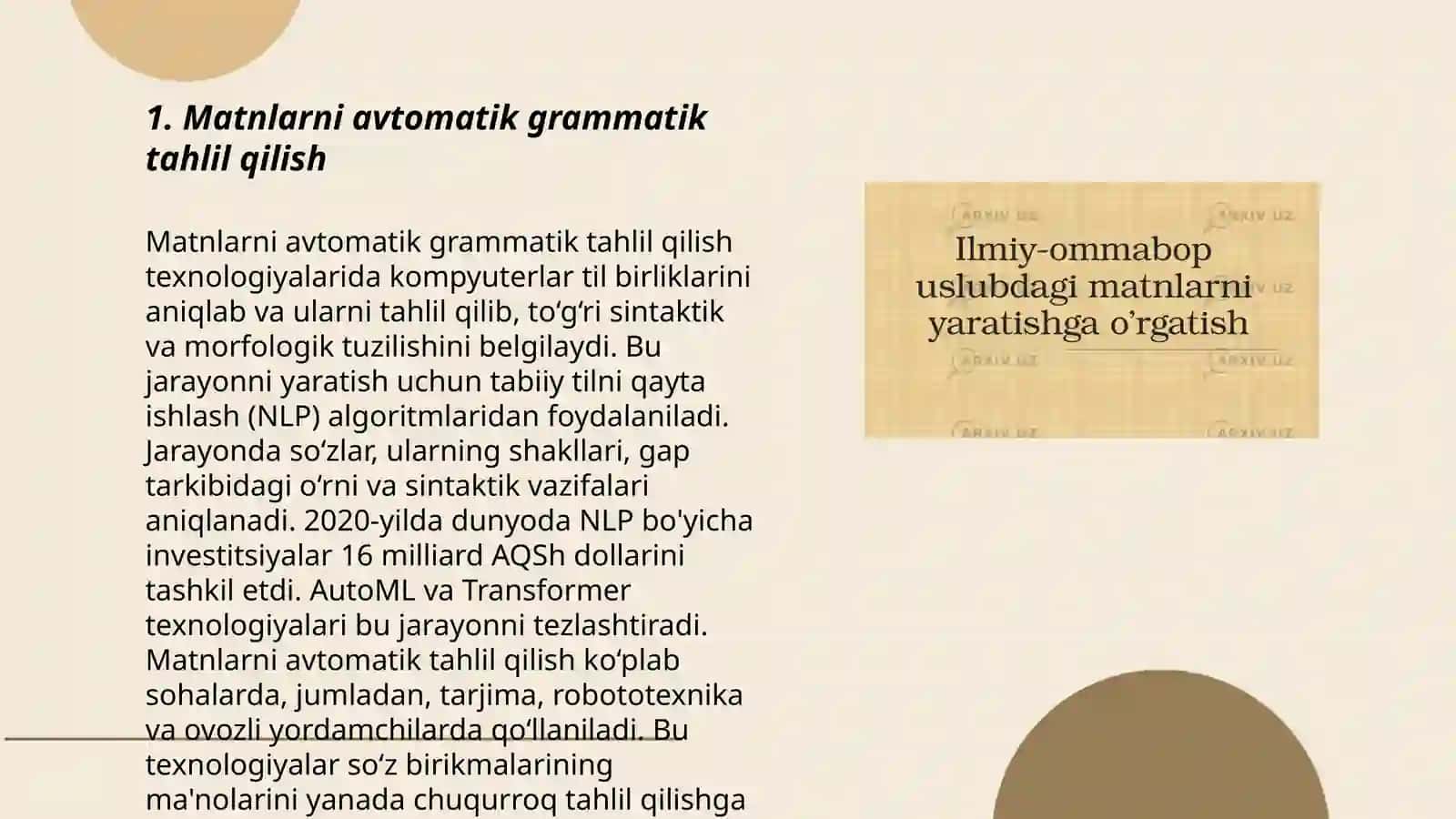 Matnlarni avtomatik tahrirlash 3