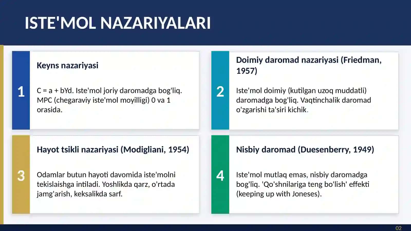 ISTE'MOL, JAMGʻARISH VA INVESTITSIYA 3