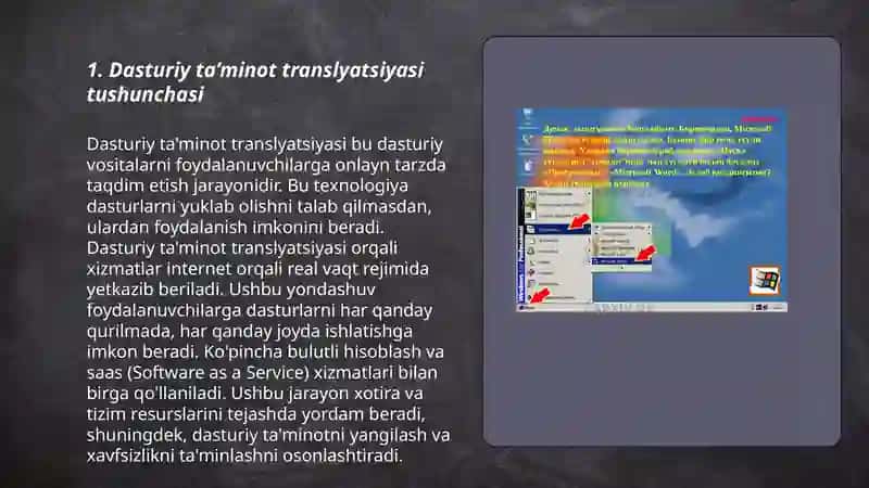 Dasturiy ta'minot translyatsiyasi 3