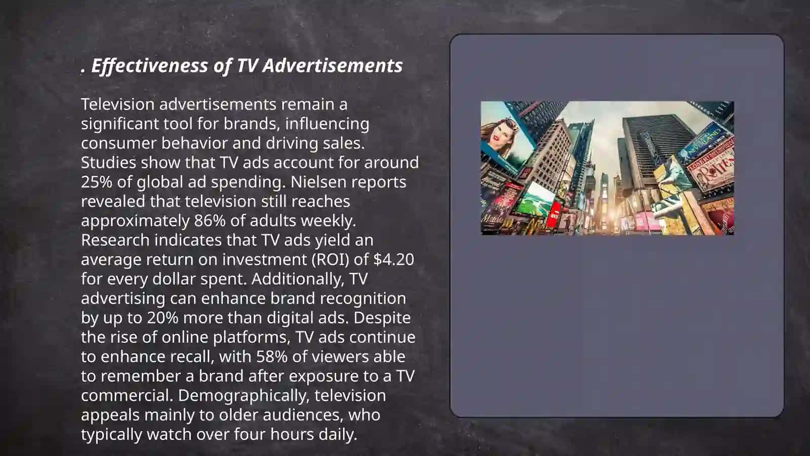 Effectiveness of TV Advertisements 3