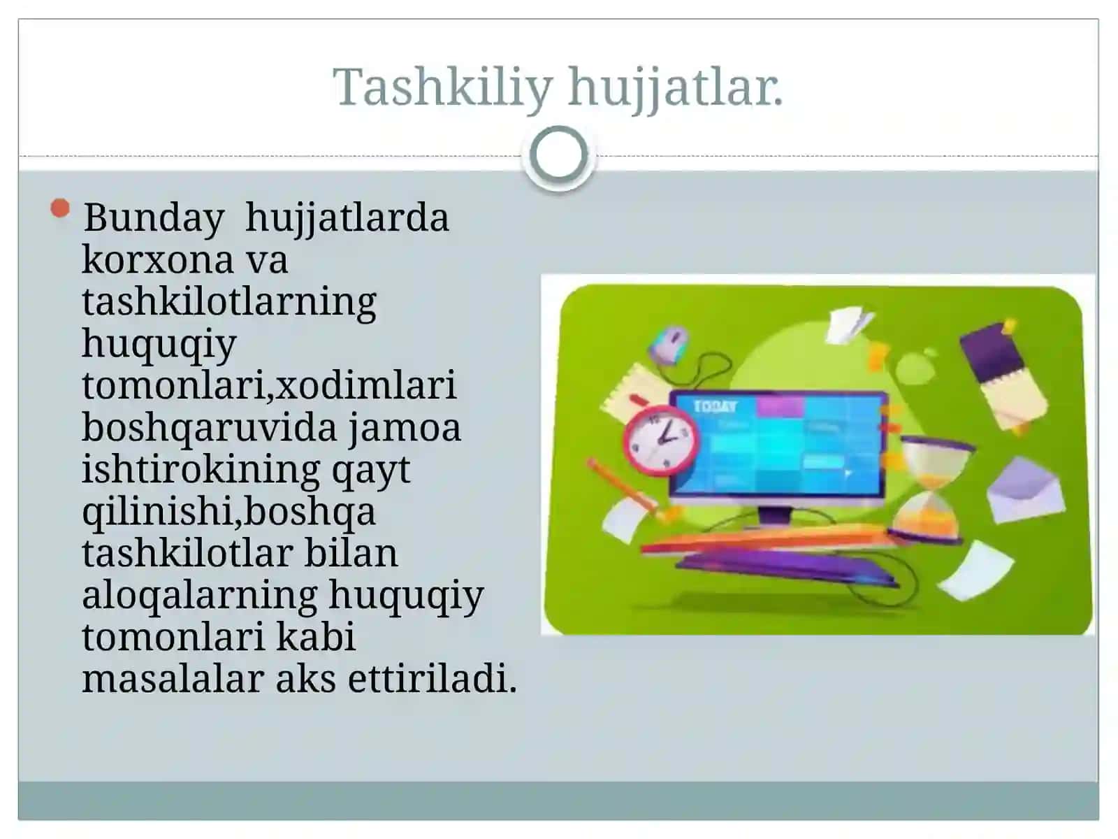Tashkiliy hujjatlar 3