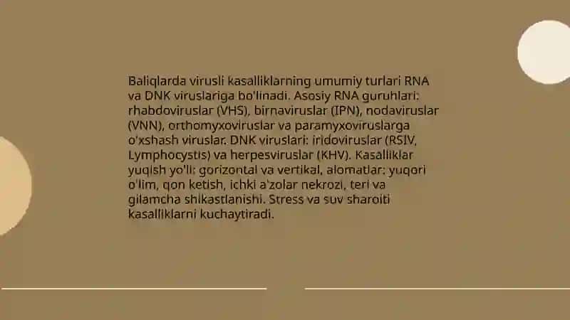 Baliqlarning virusli kasalliklari 3