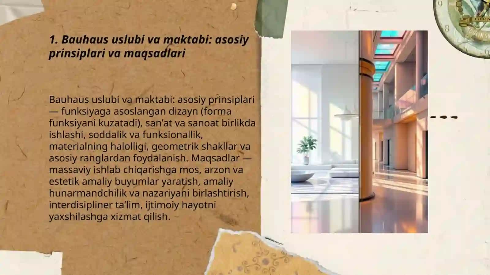 Bauhaus uslubi va maktabi: asosiy prinsiplari va maqsadlari 3