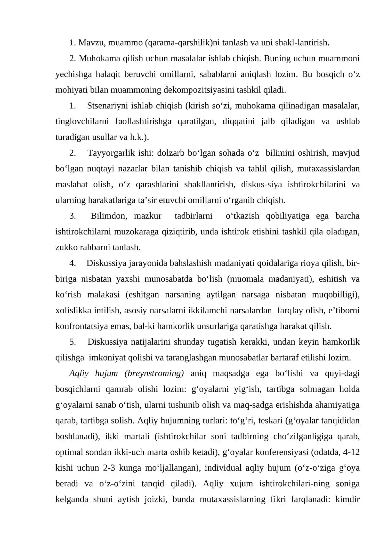 Hamkorlikda qaror qabul qilishda biznes etikasi va ma'naviyatiga bo'ysunish 3