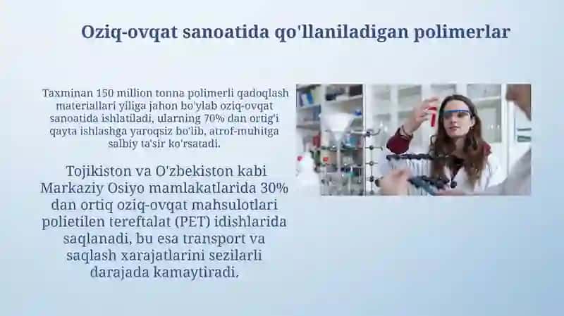 Zamonaviy Polimer Kimyosi Tadqiqotlari 3