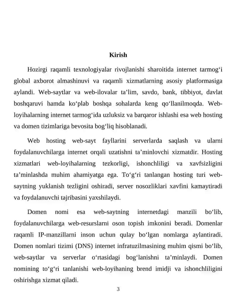 Test va viktorina web-ilovasi  kurs ishi 3