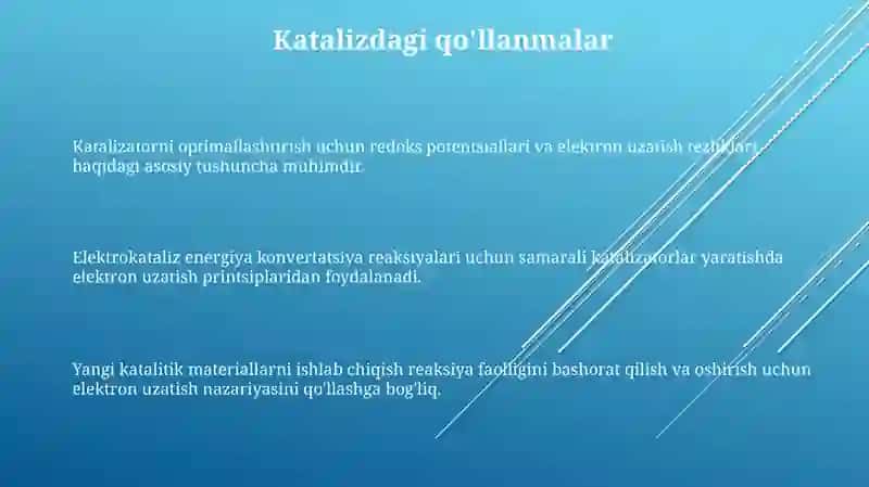 Elektron siljishlar va o'tishlarning zamonaviy nazaryasi asoslari 3