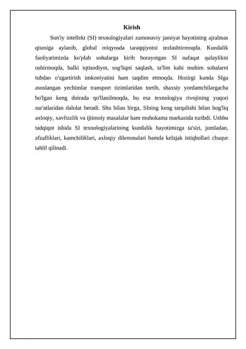 Sun'iy intellekt: Misollar va afzalliklar 3