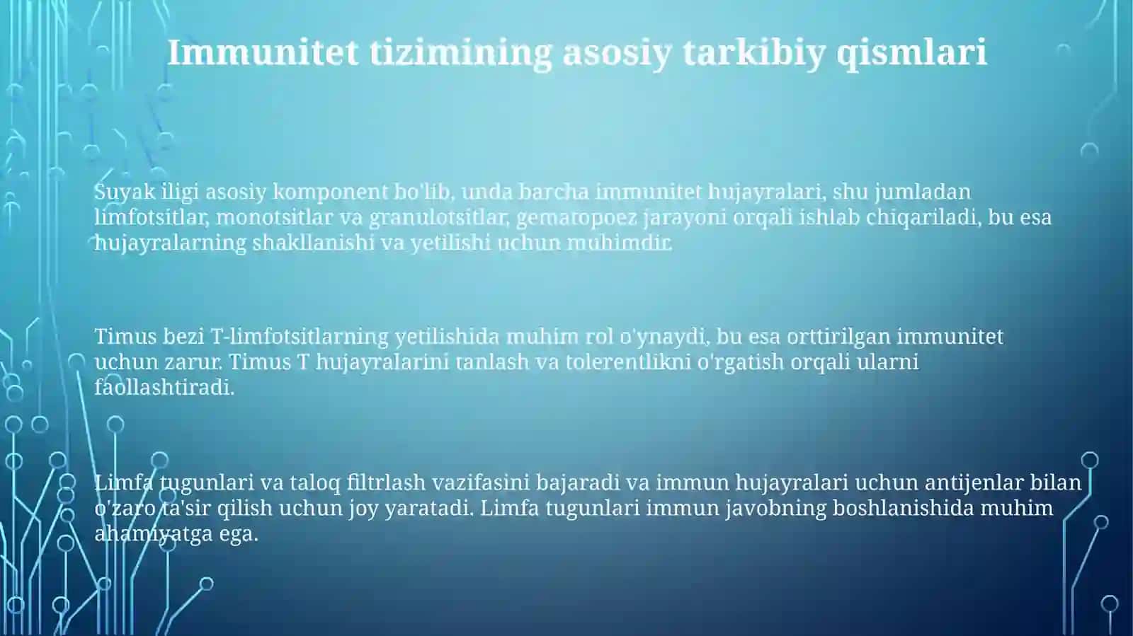 Organizimning immun tizimi 3