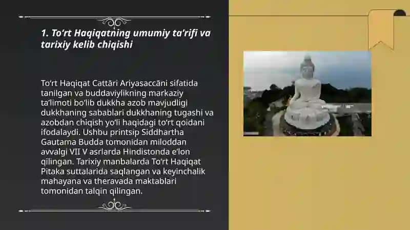 Buddaviylikdagi toʻrt haqiqat 3