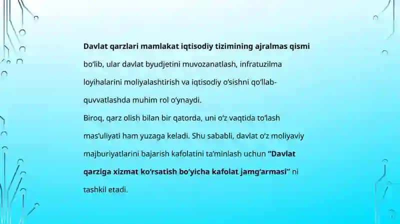 Davlatqarzigaxizmatko`rsatishbo`yichakafolatjamg`armasi 3