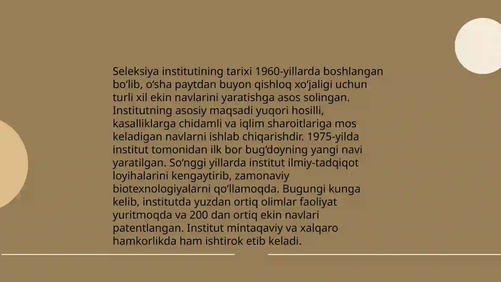 Seleksiya Instituti Ish Faoliyati 3