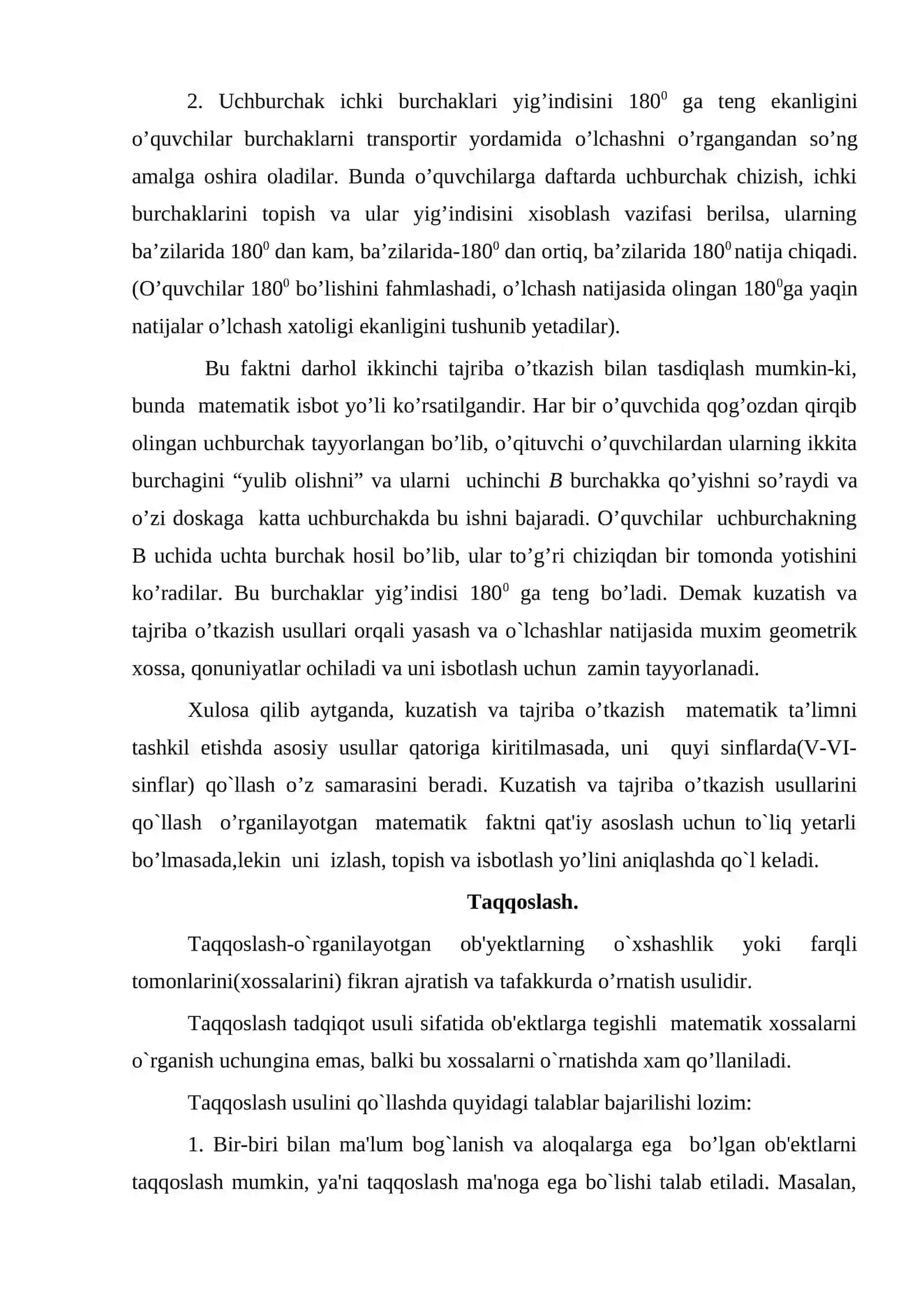 Matematik ta’limni tashkil qilish metodikasi 3