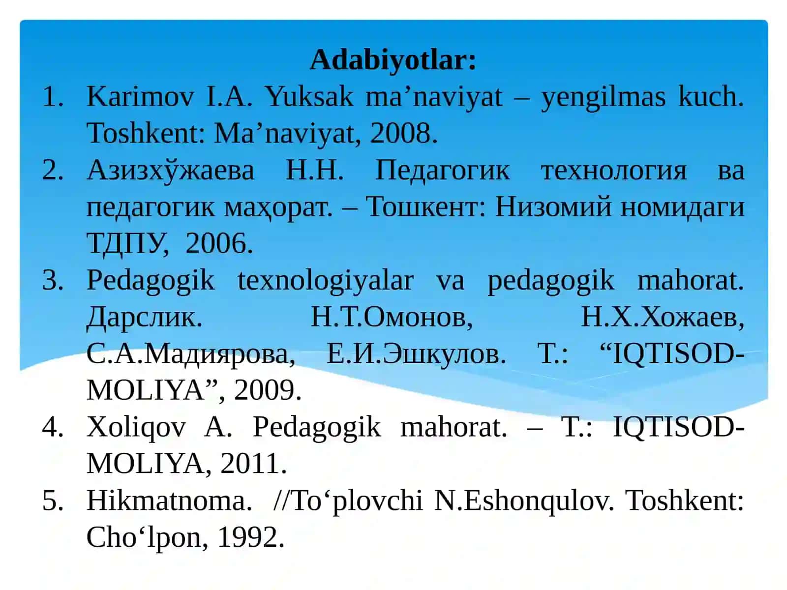 Pedagogik texnika haqida tushuncha 3