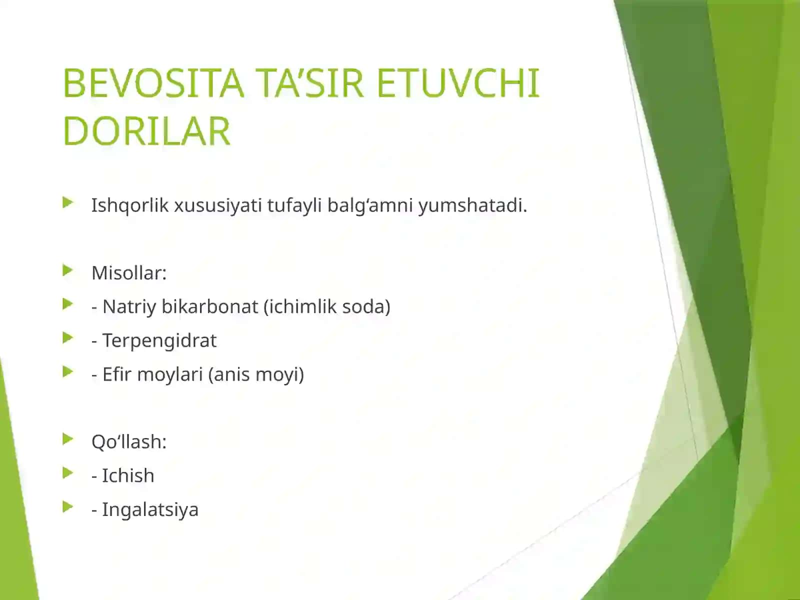 BALG‘AM KO‘CHIRUVCHI DORILAR 3
