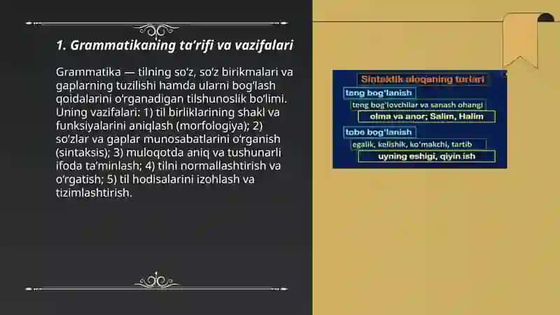 Grammatik haqida maʼlumot 3