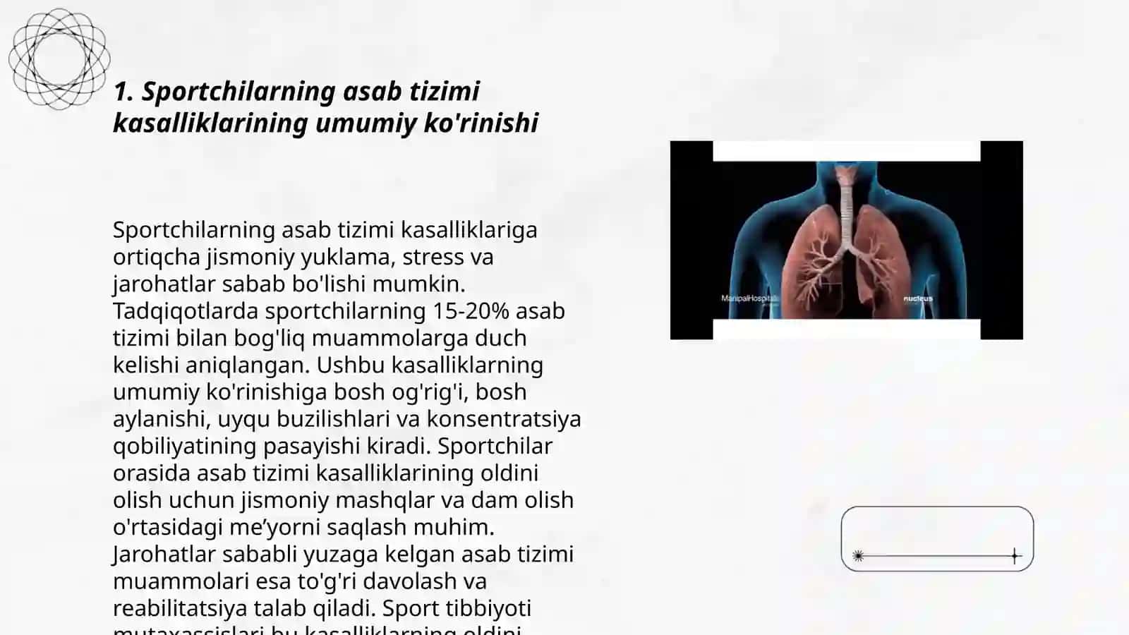 Sportchilarning asab tizimi kasalliklari 3