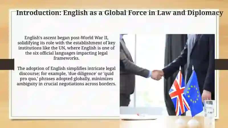 English-a global language for law anddiplomacy 3
