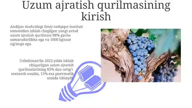 Uzum ajratish qurilmasi 3