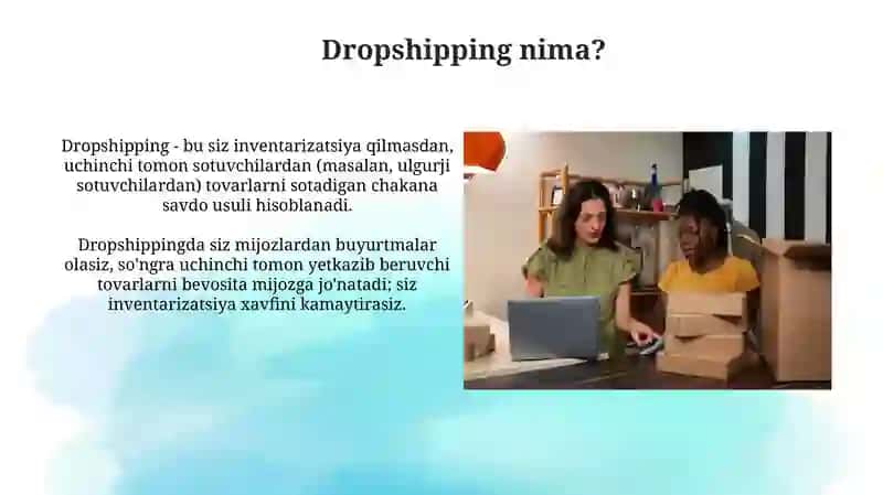 Dropshipping haqida 3