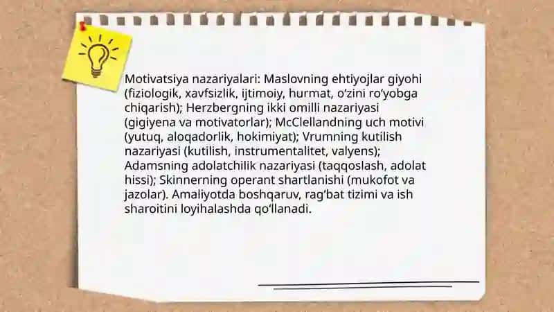 Motivatsiya Nazariyalari 3