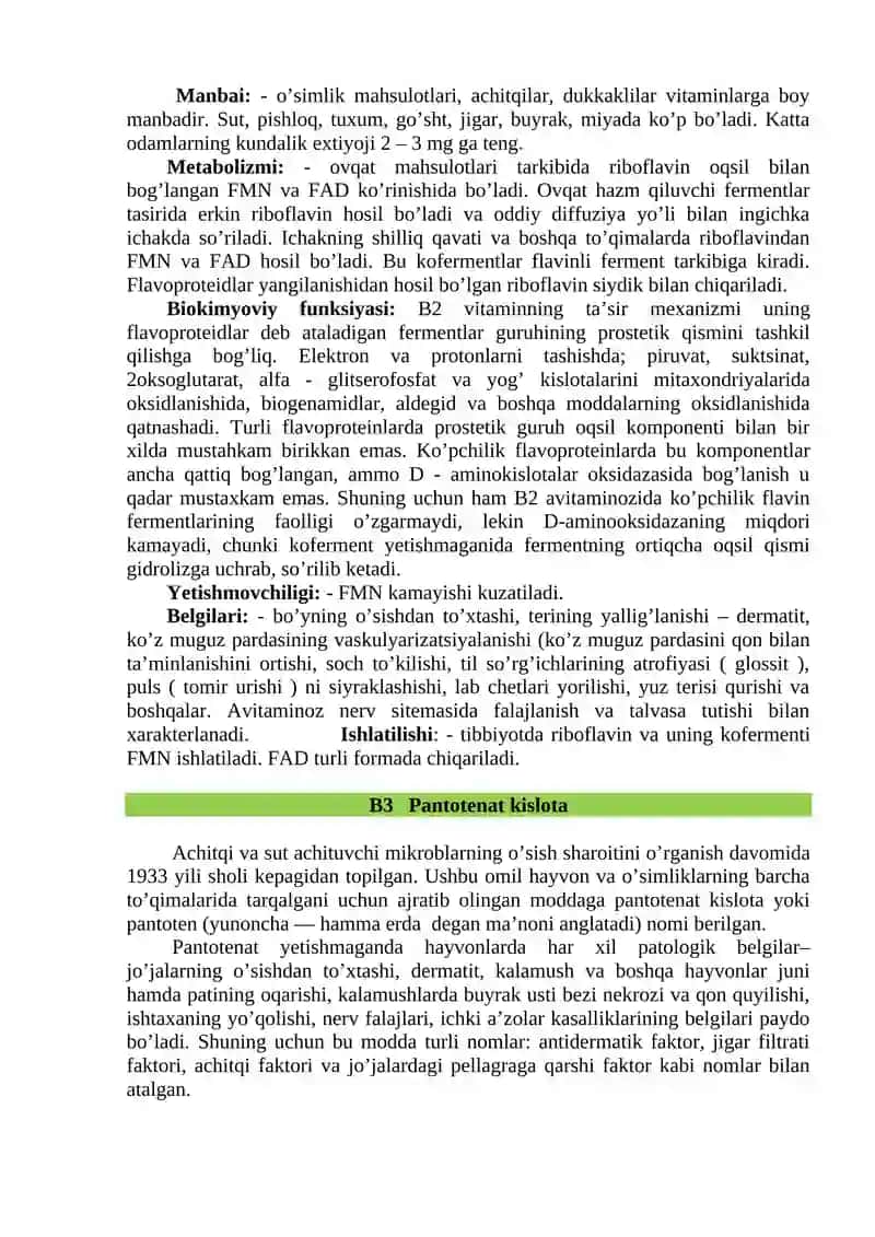 Suvda Eriydigan Vitaminlar 3