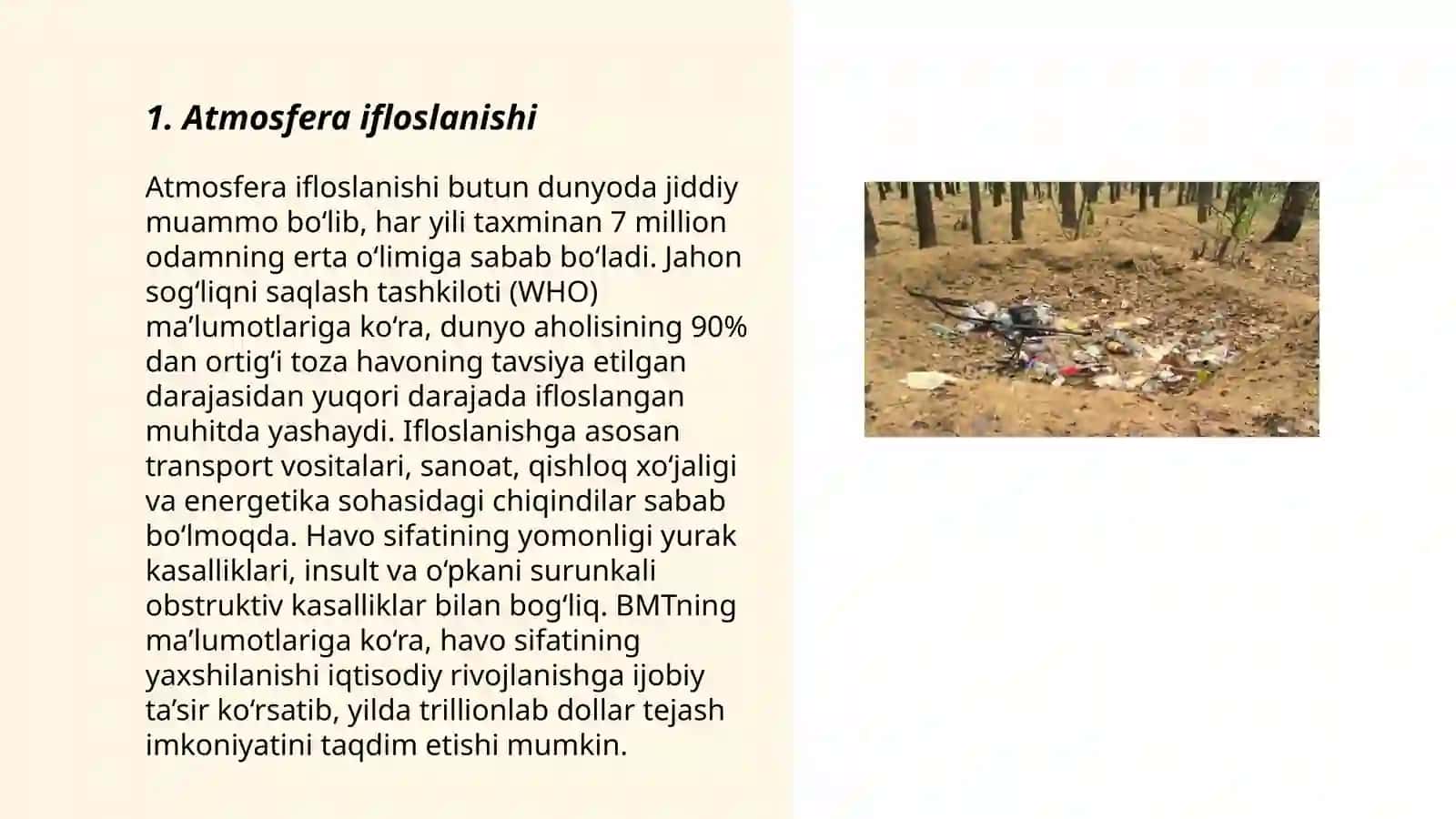Ekologiyaning hozirgi zamon muammolari 3