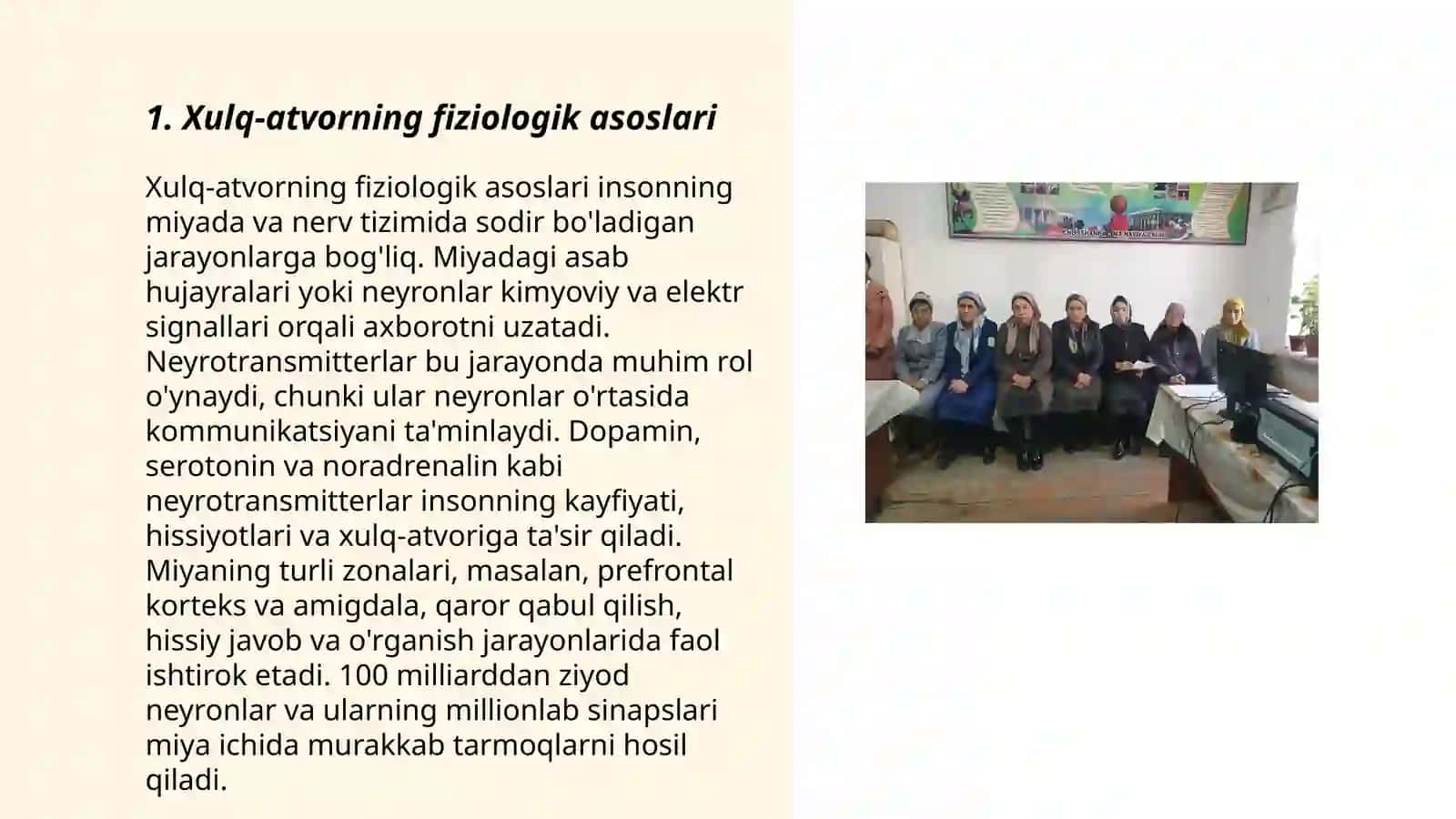 Xulq-atvorning psixofiziolagik asosi 3