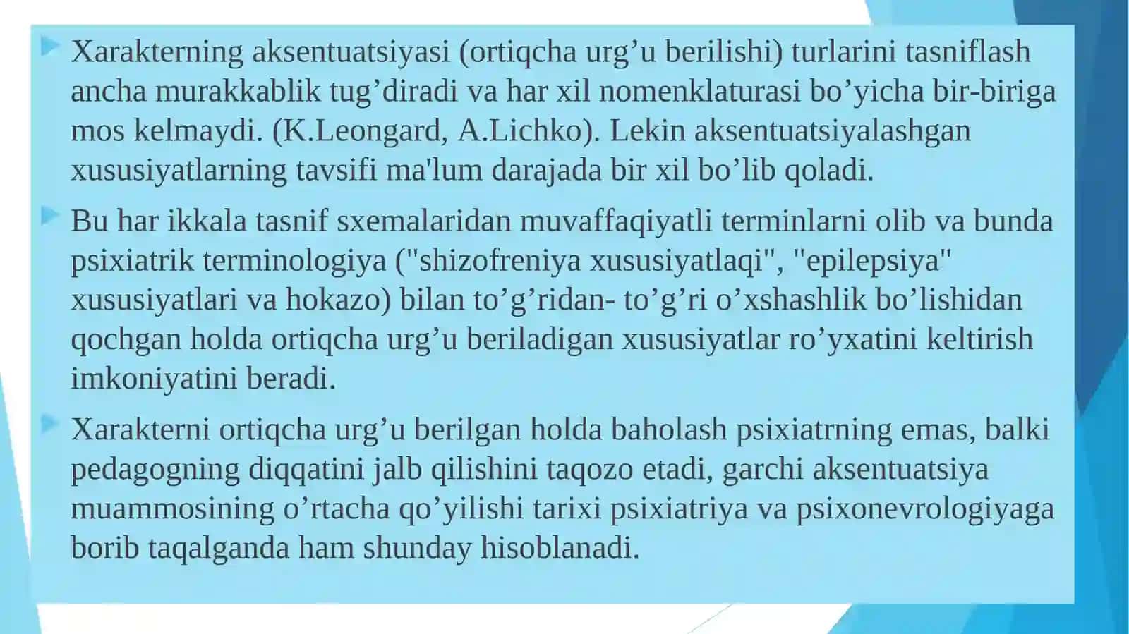 Shaxslik sifatlari psixodiagnostikasi 3