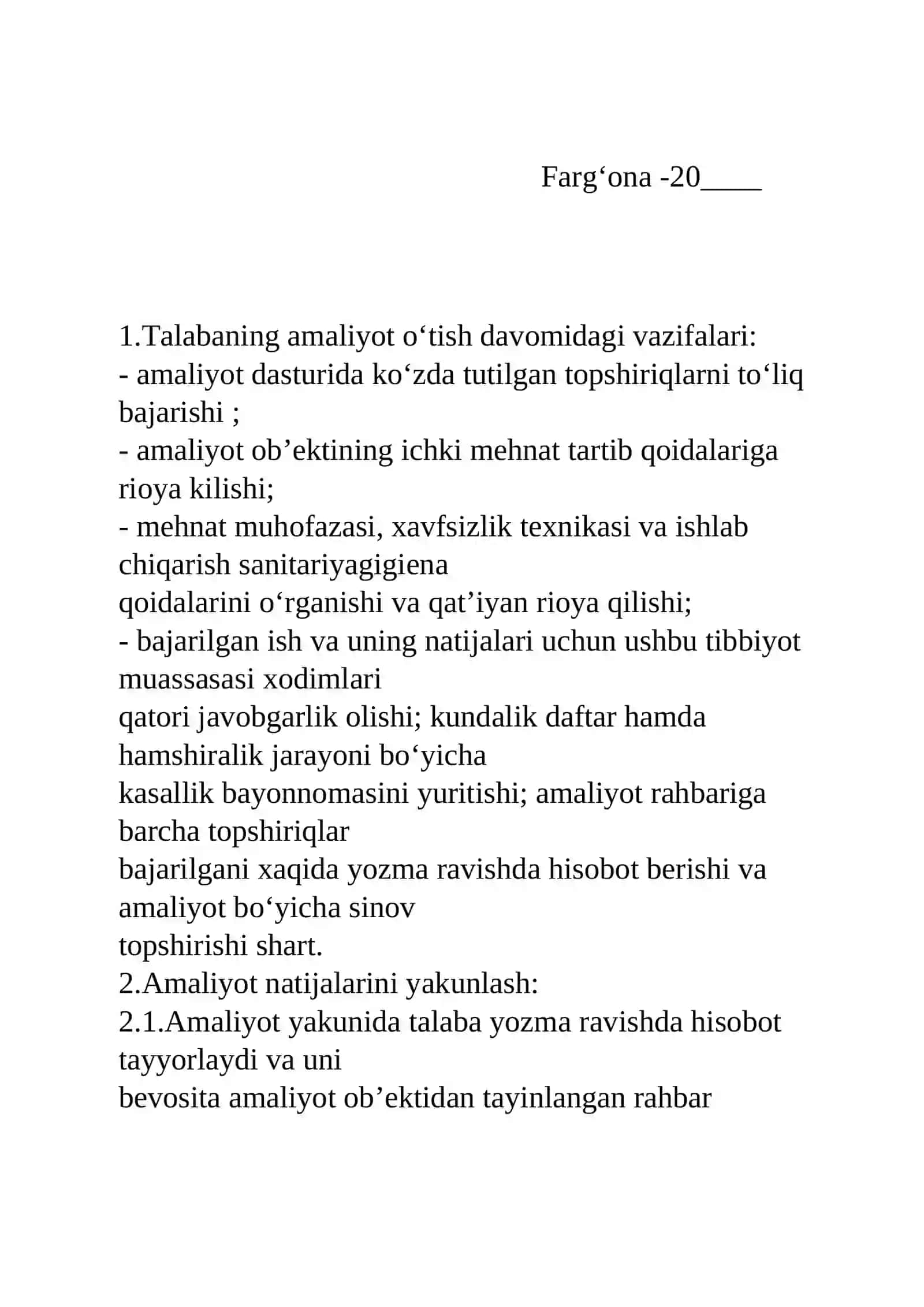 Farg‘ona jamoat salomatligi tibbiyot instituti 3-ilova 3