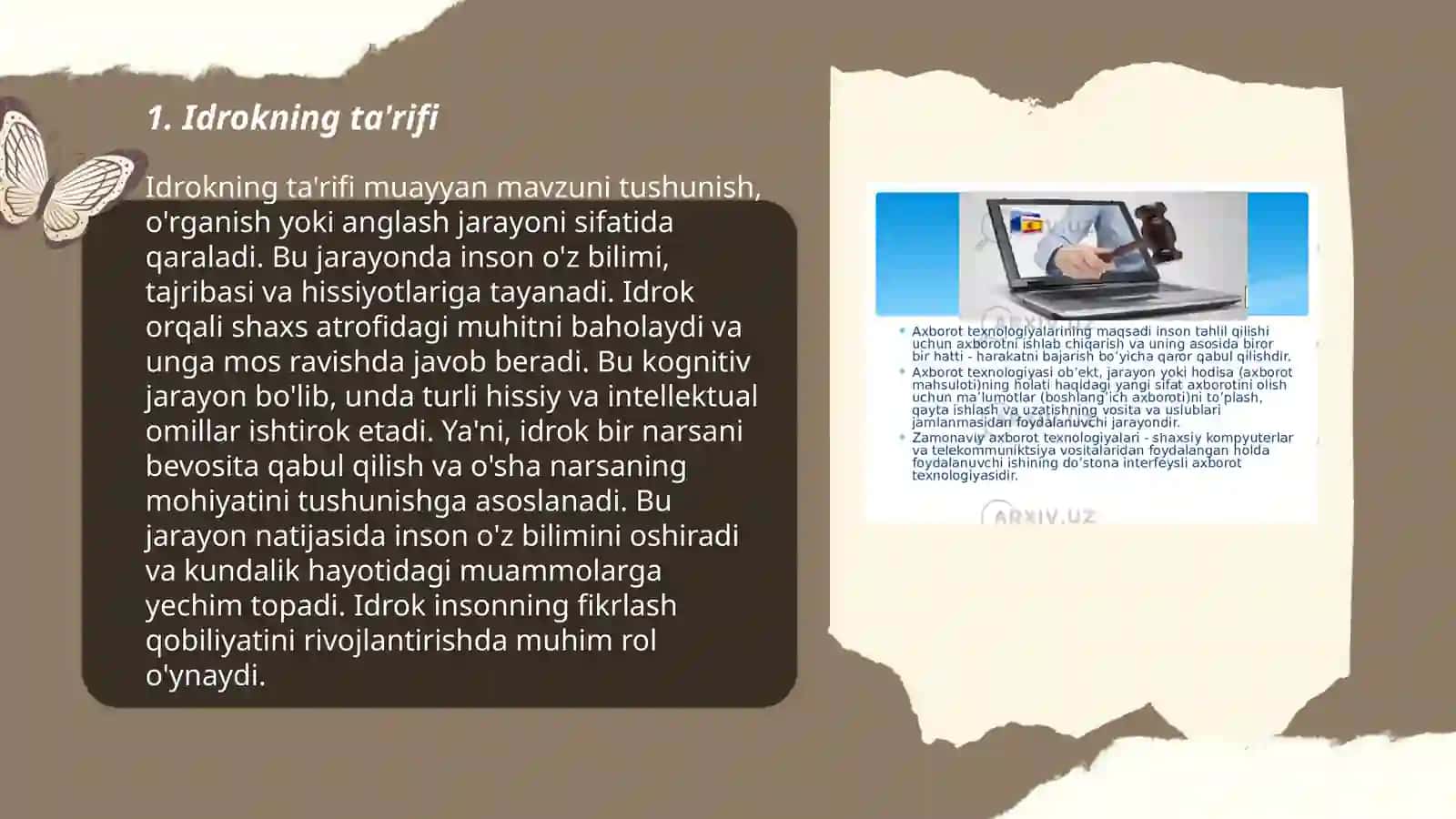 Idrok haqida tushuncha va uning xususiyatlari 3