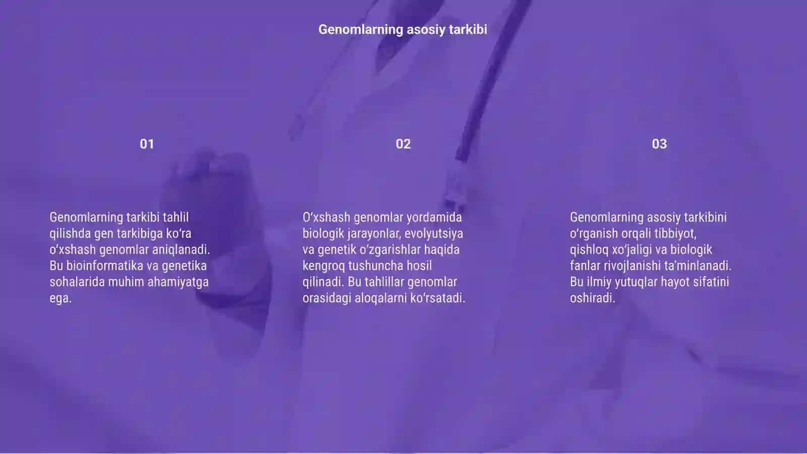 Genomlarni Tahlil Qilish 3