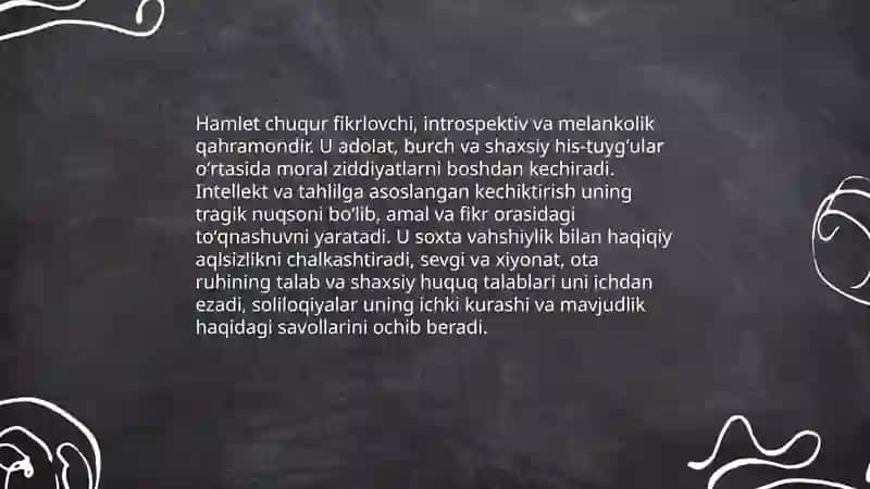 Uilyam Shekspirning Hamlet tragediyasi 3
