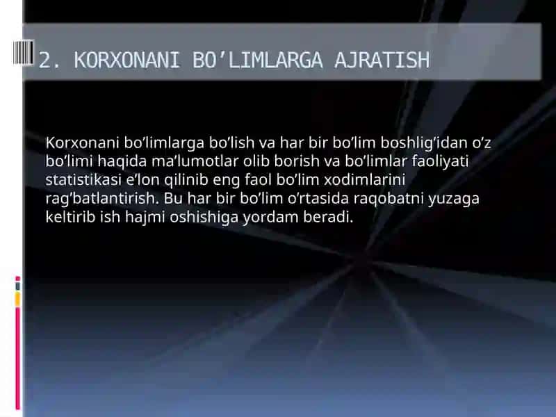 Korxona bilan tanishish 3