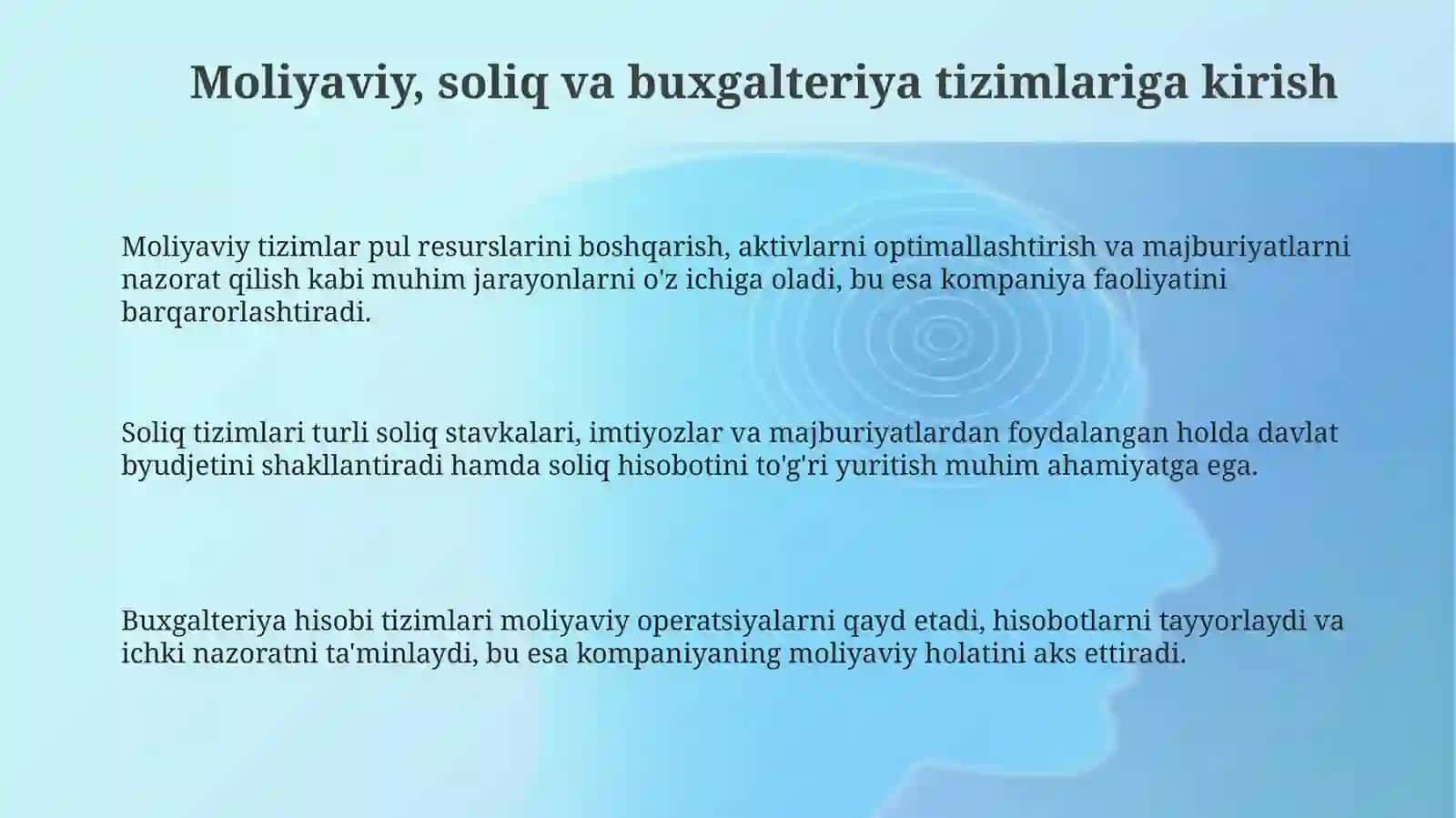 Moliyasoliqbugxalteriyasohasidagitizimlar 3