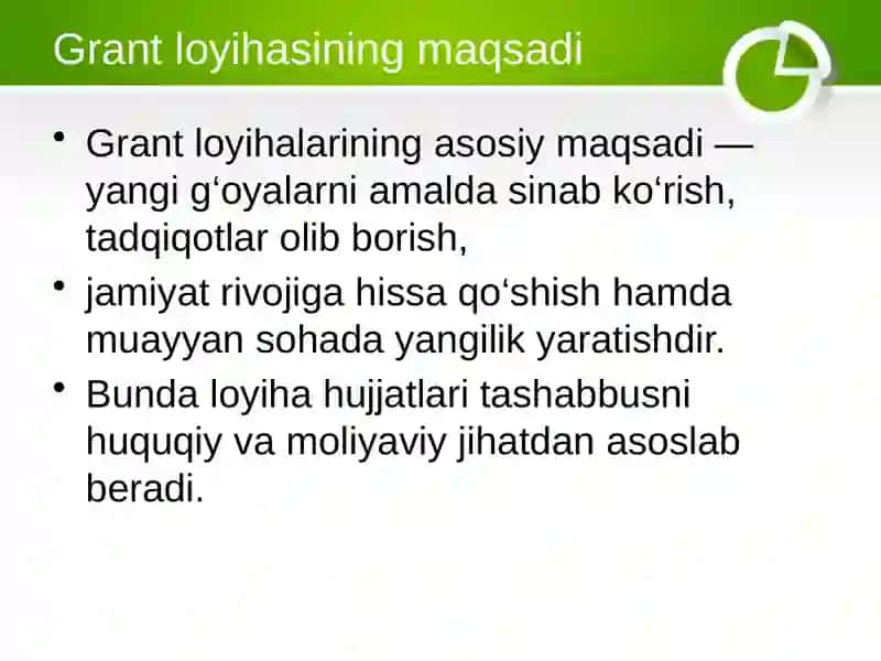 Grant loyihasi hujjatlari 3
