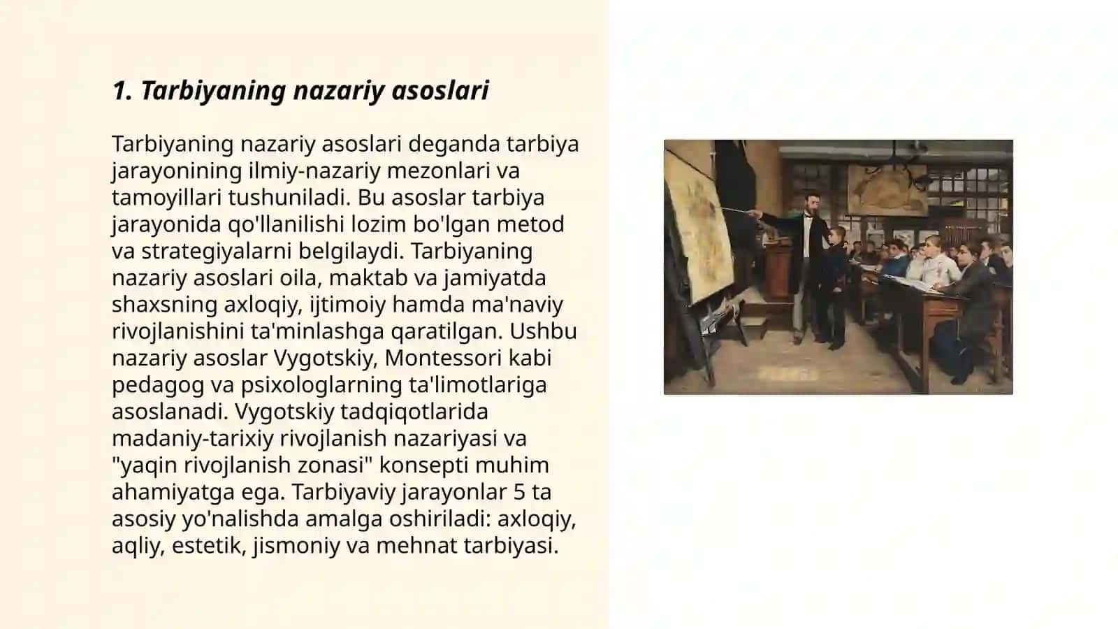 Tarbiya nazariyasi tarixi 3