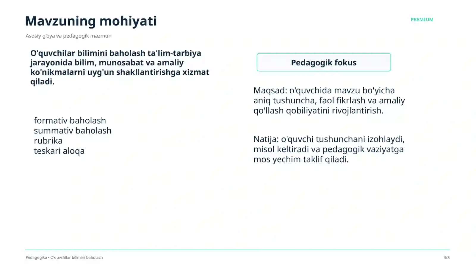 O'quvchilar bilimini baholash 3