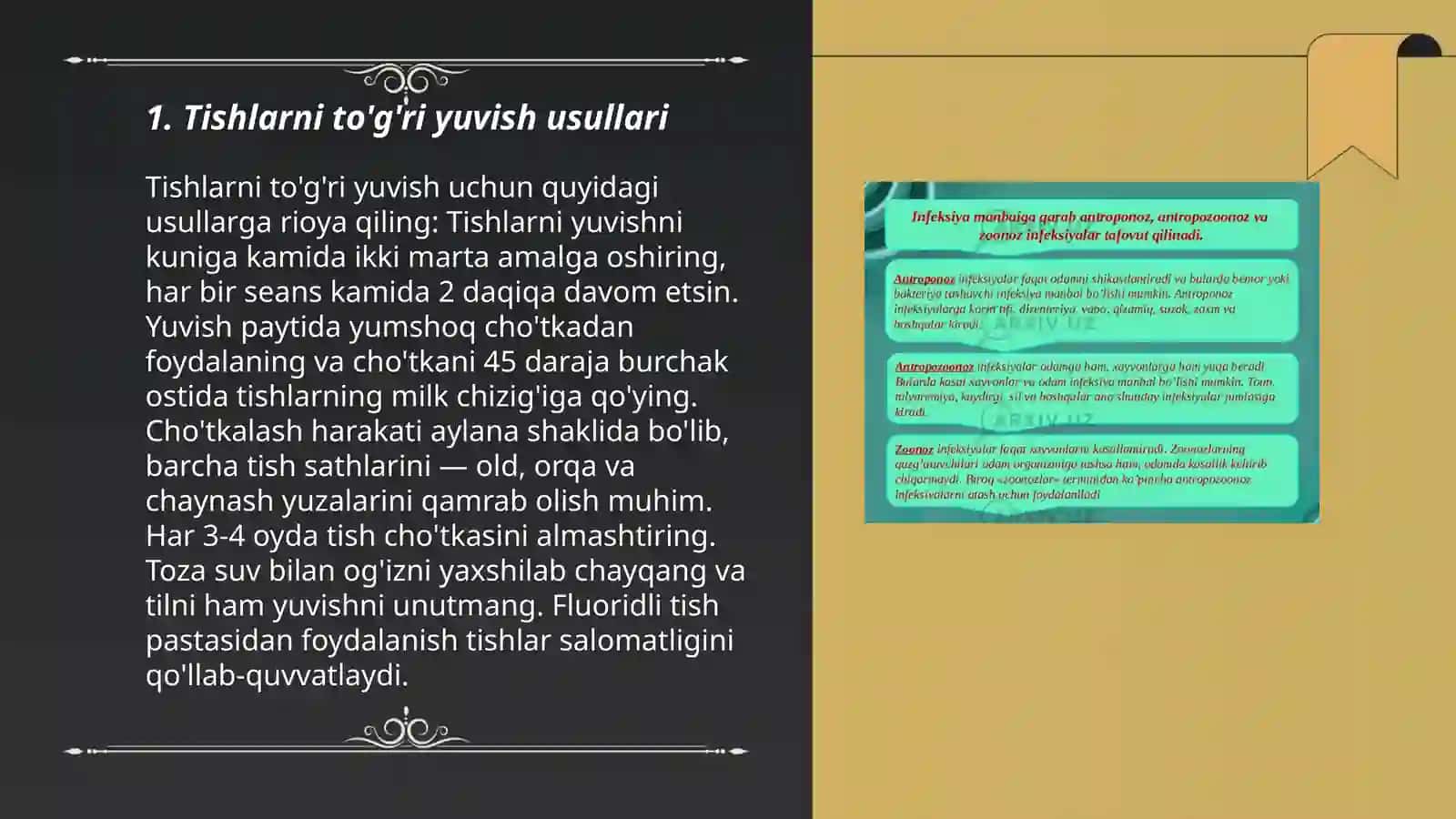 Karies kasalligi profilaktikasi 3