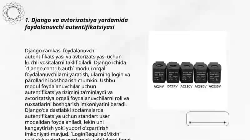 Django autentifikatsiya va avtorizatsiya 3