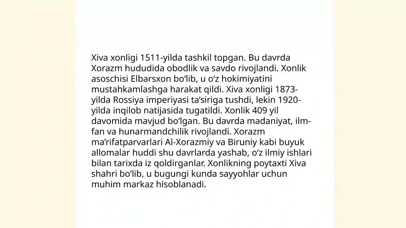 Xiva xonligidagi mansablar 3