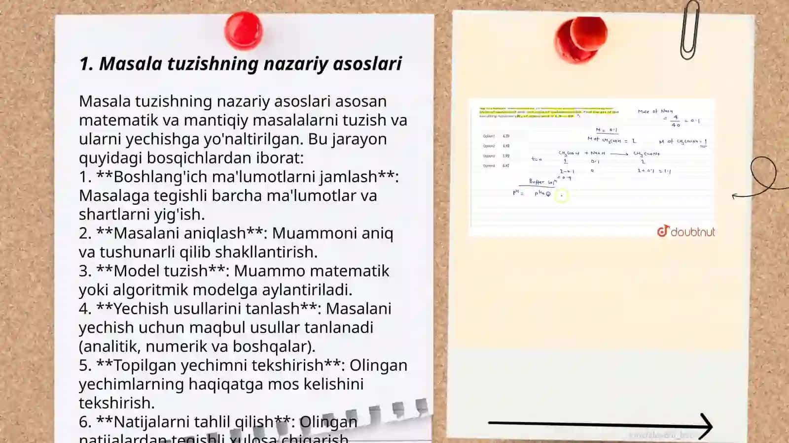 Masala tuzish va uni yechish 3
