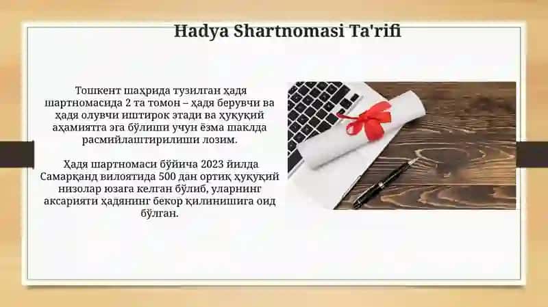 Hadya shartnomasi 3
