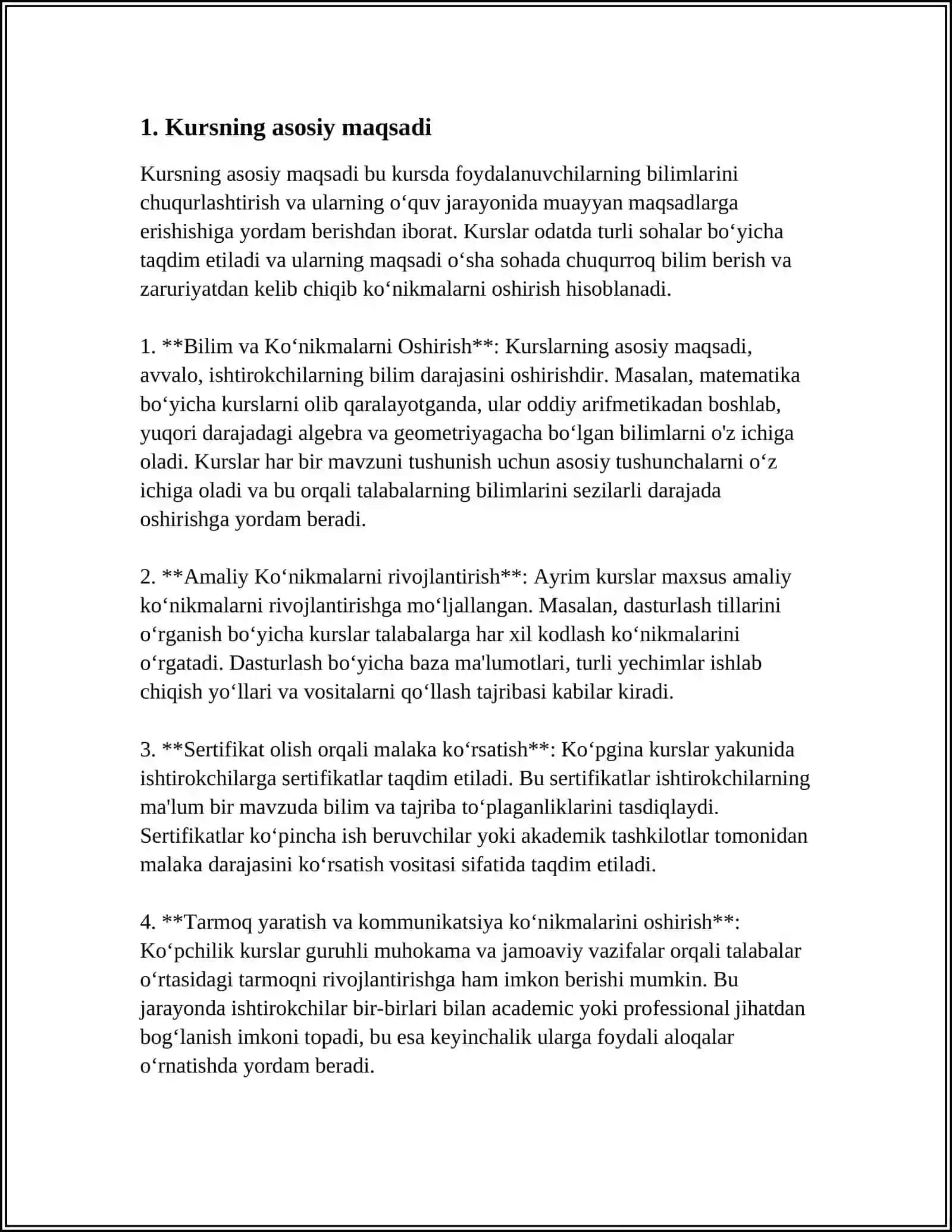 KURSNING MAQSADI VA VAZIFALARI 3
