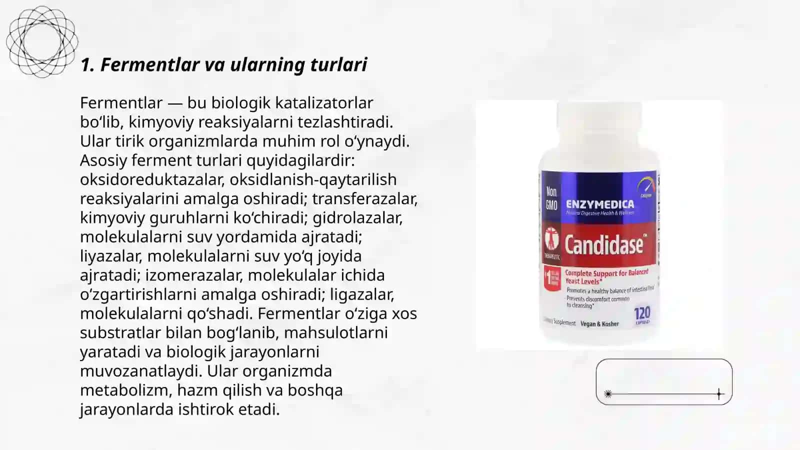 Fermentlarni faollashtiruvchilar 3