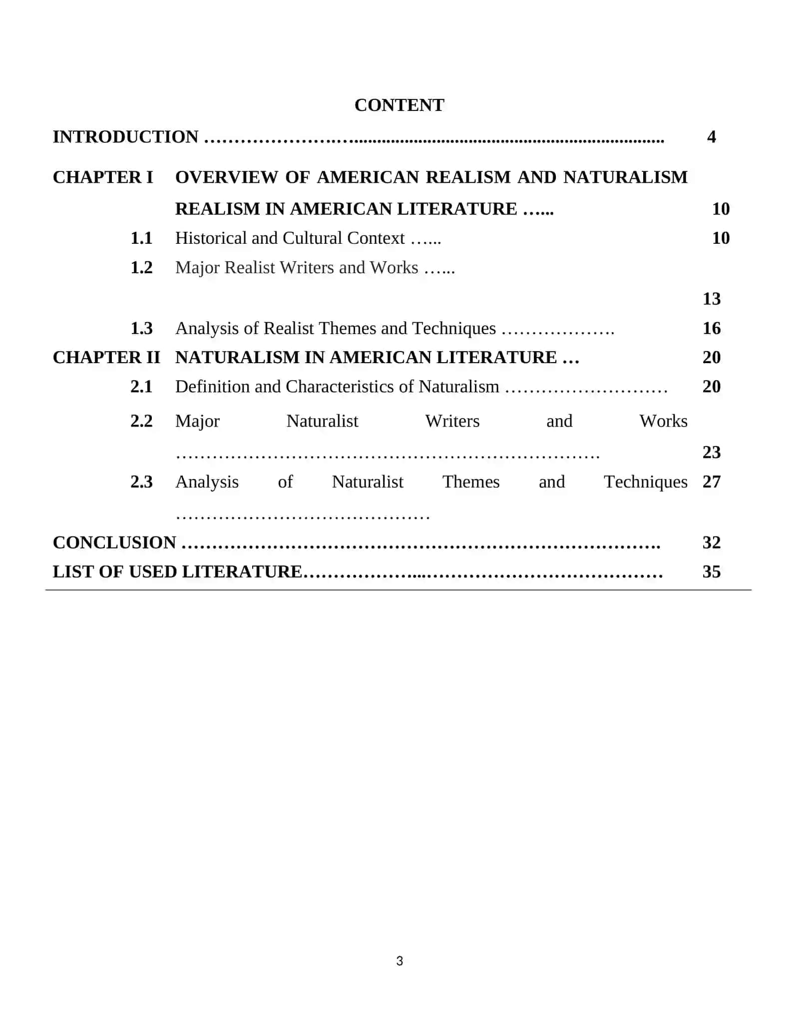 AMERICAN LITERATURE REALISM AND NATURALISM 3