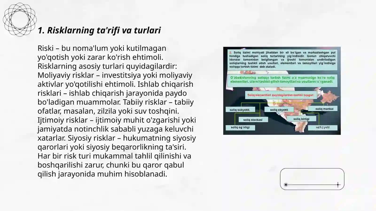 Risklarning iqtisodiy mohiyati va ahamiyati 3