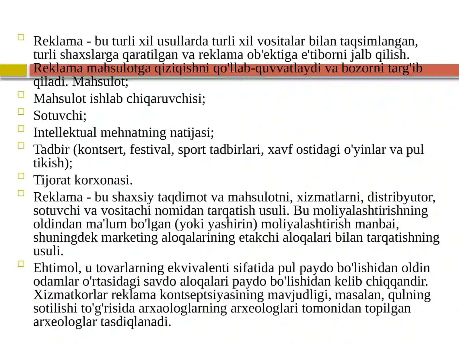 Reklama paydo bo’lishining va rivojlanish tarixi 3