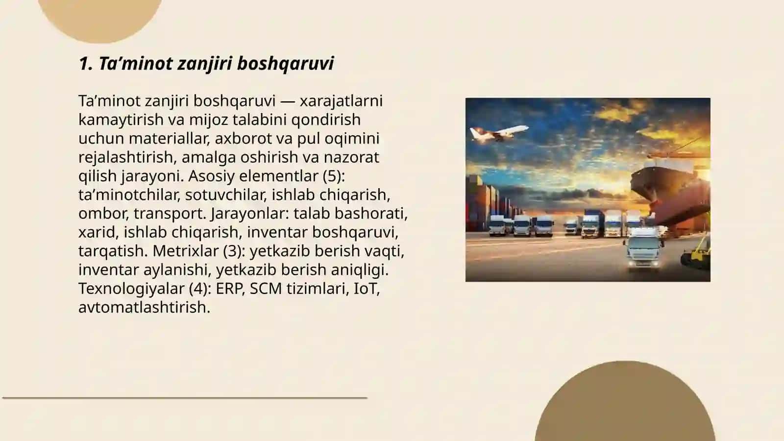 Taʼminot zanjiri boshqaruvi 3