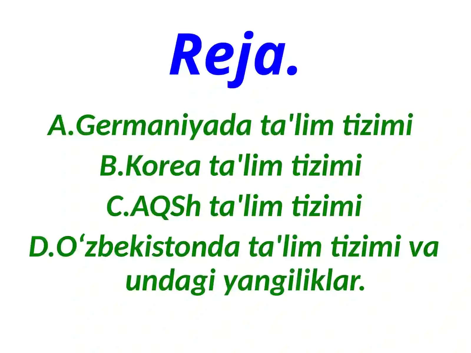 Rivojlangan davlatlarda ta'lim tizimi 3
